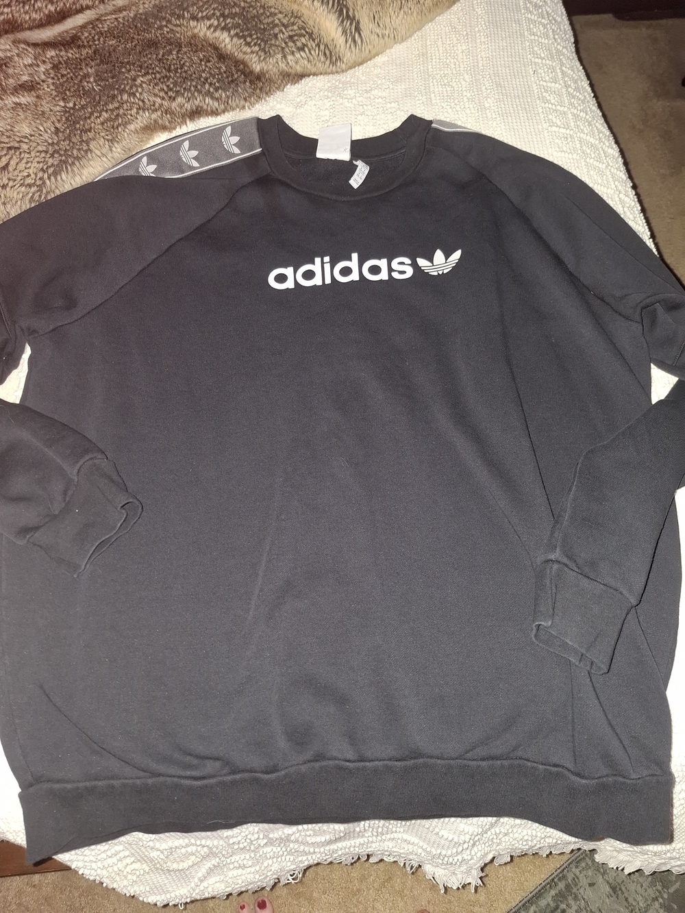Adidas Originals Tape Fleece Crew Sweatshirt